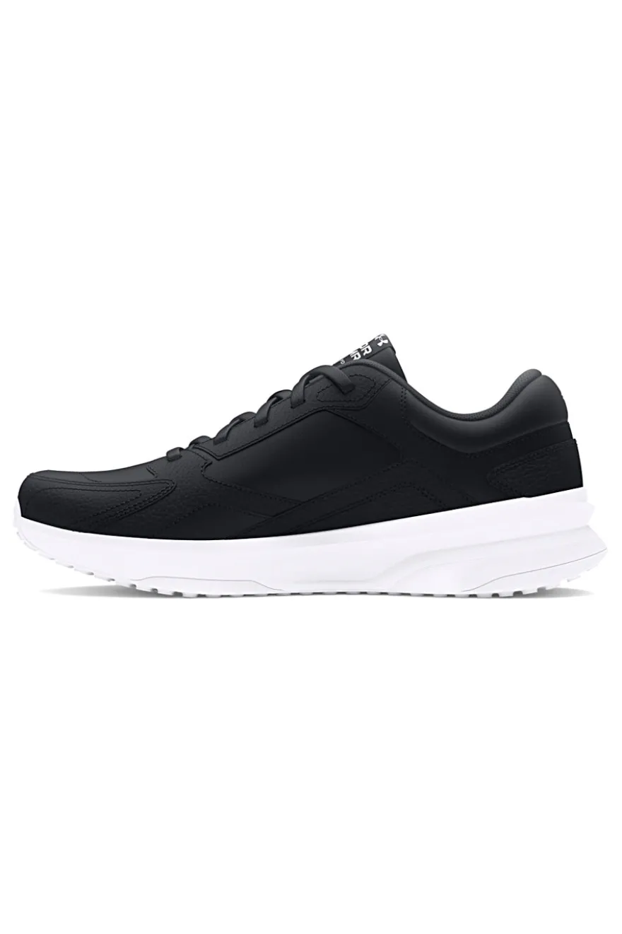 Under Armour Edge Lthr schwarze Leder-Laufschuhe