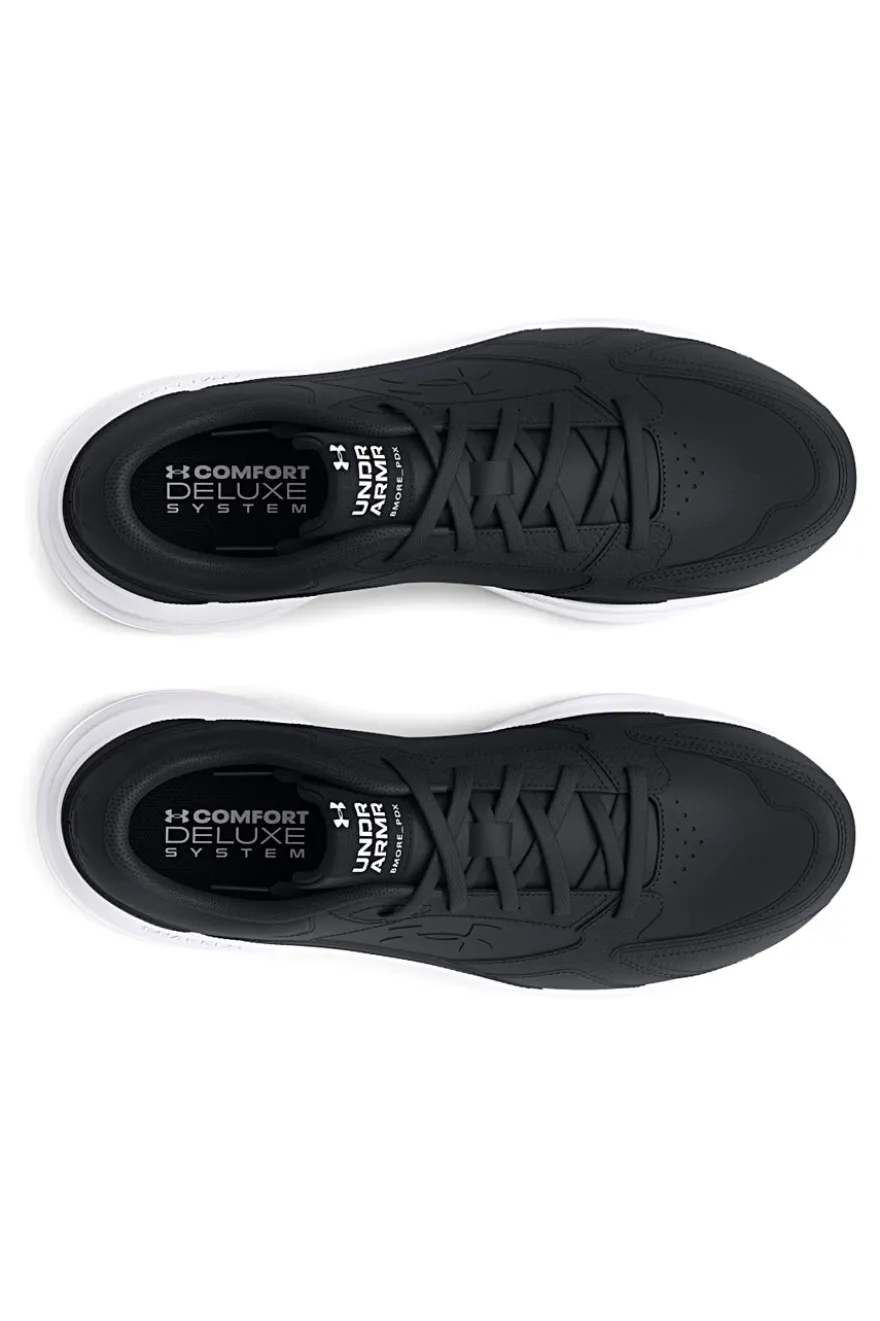 Under Armour Edge Lthr schwarze Leder-Laufschuhe