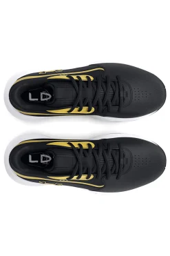 Under Armour Lockdown 7 Basketballschuhe in Schwarz und Gold