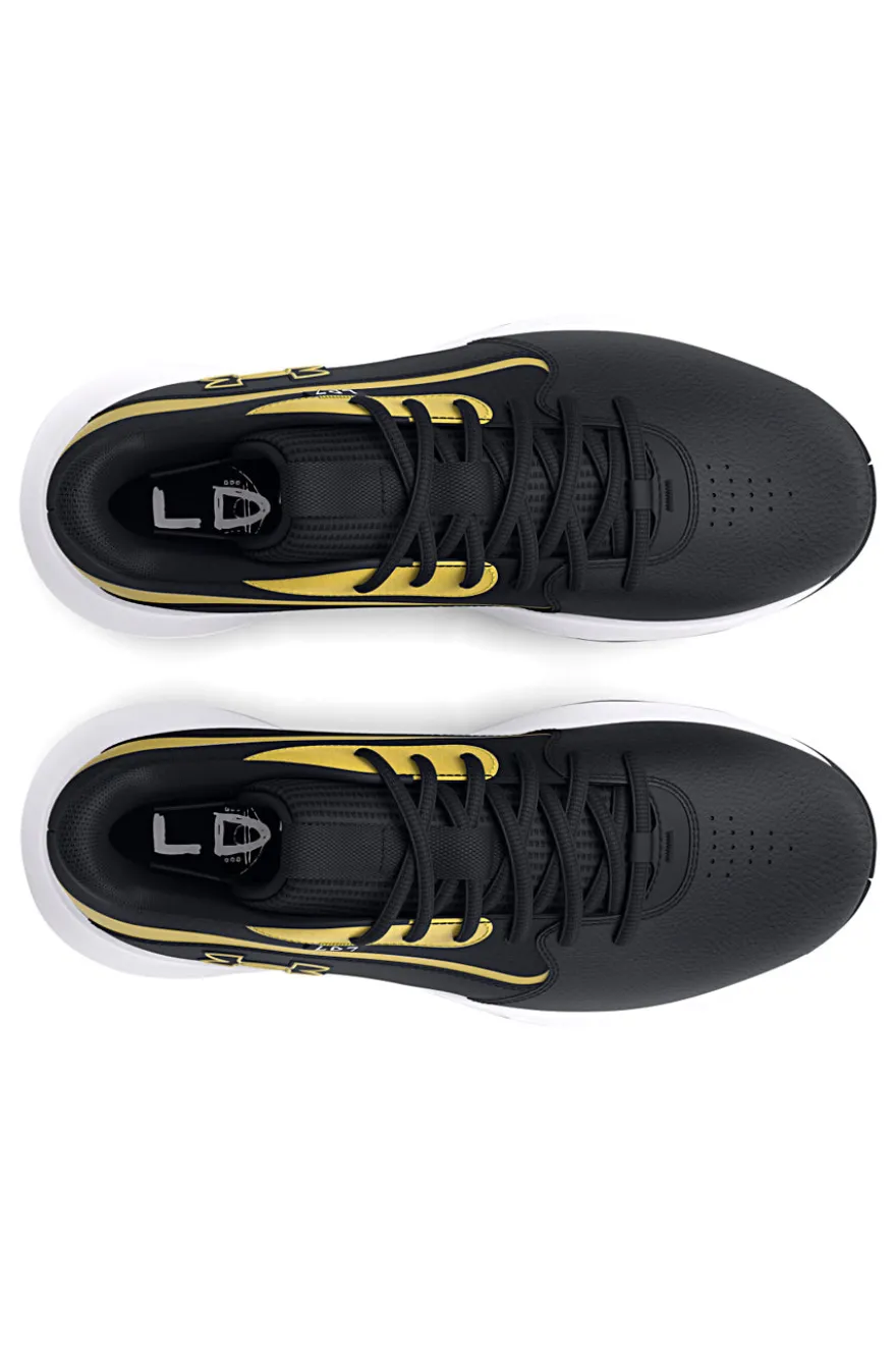 Under Armour Lockdown 7 Basketballschuhe in Schwarz und Gold