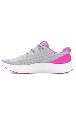Under Armour W CHARGED SURGE 4 Laufschuhe in Grau und Fuchsia