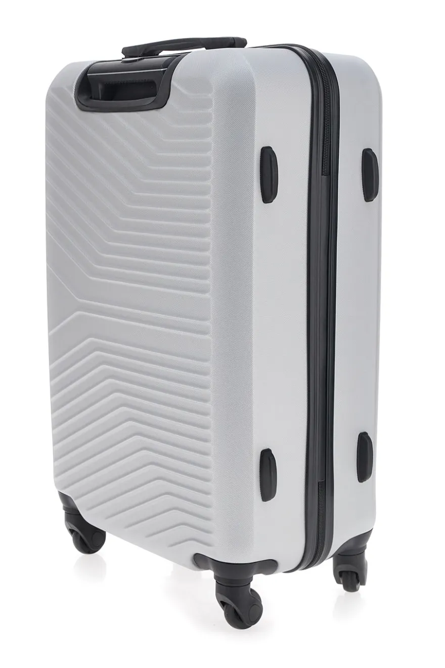 Valigia media argento con ruote girevoli 2T2L1235174/M