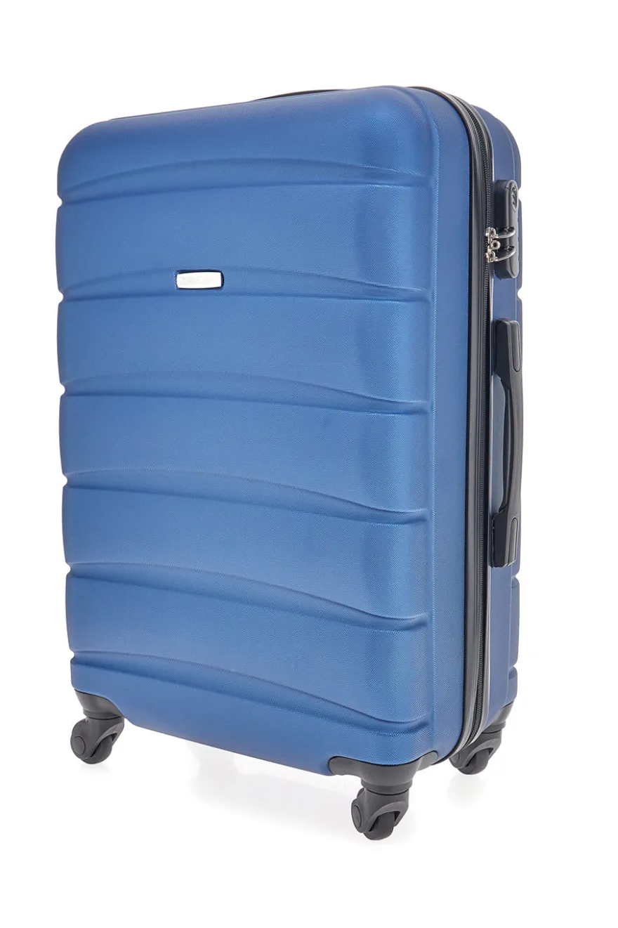 Valigia rigida blu royal grande Prima riga PR165/G