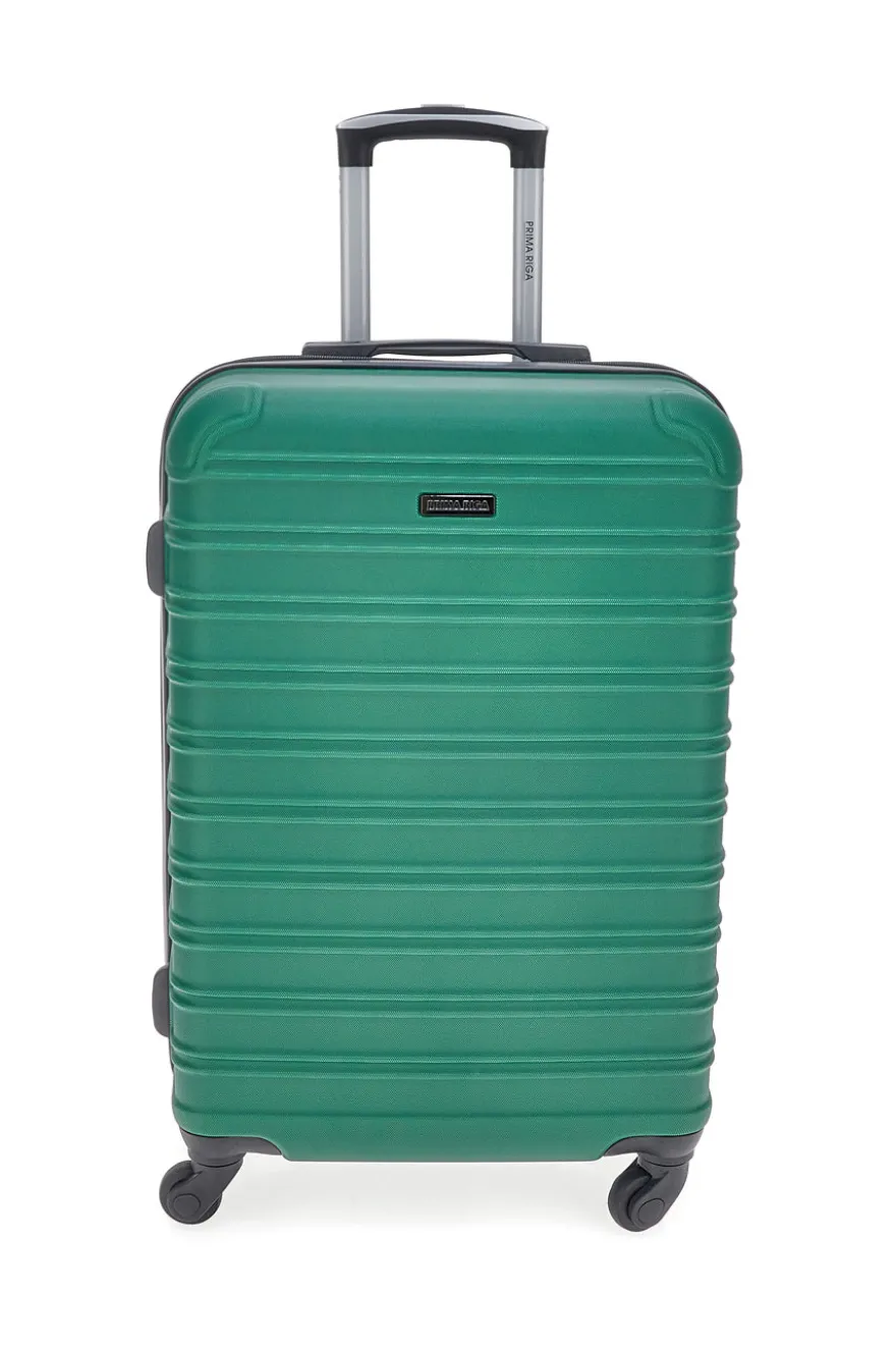 Valigia rigida verde da cabina con ruote girevoli Prima riga PR167/P