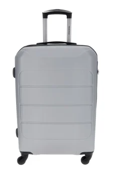 Valigia trolley cabina argento con scocca rigida Prima Riga PR173/P