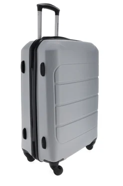 Valigia trolley cabina argento con scocca rigida Prima Riga PR173/P