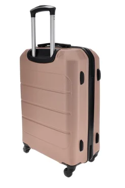 Valigia trolley cabina rosa con manico telescopico Prima Riga PR173/P