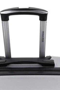 Valigia trolley grande argento con lucchetto integrato Prima Riga PR173/G