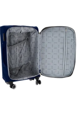 Valigia trolley grande blu morbida Mrzm DH SOFT G