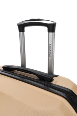 Valigia trolley grande champagne con lucchetto integrato Prima Riga PR173/G