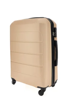Valigia trolley grande champagne con lucchetto integrato Prima Riga PR173/G