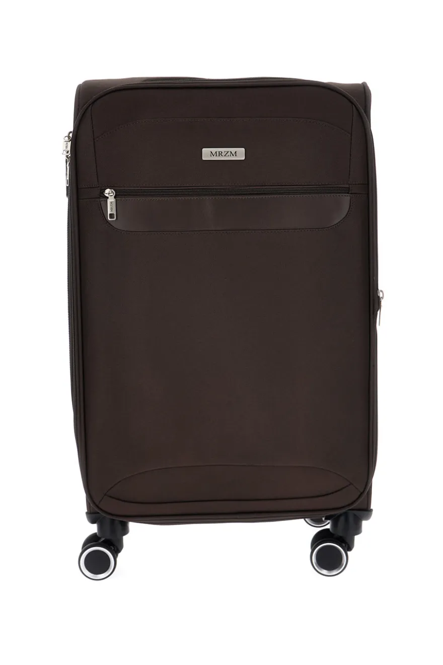 Valigia trolley grande marrone morbida Mrzm DH SOFT G