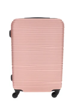 Valigia Trolley grande rosa con chiusura con combinazione Prima Riga PR172G