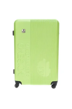 Valigia trolley grande verde rigida 4 ruote Indigeno INDIGENO182/G