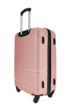 Valigia Trolley piccolo rosa 4 ruote multidirezionali Prima Riga PR172P
