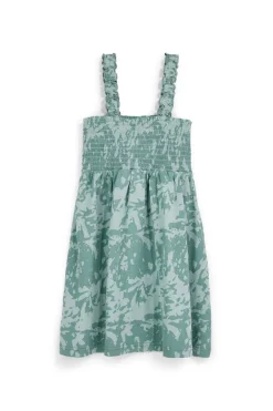 Vestito verde con spalline Pitt kids PT-G-D-9004