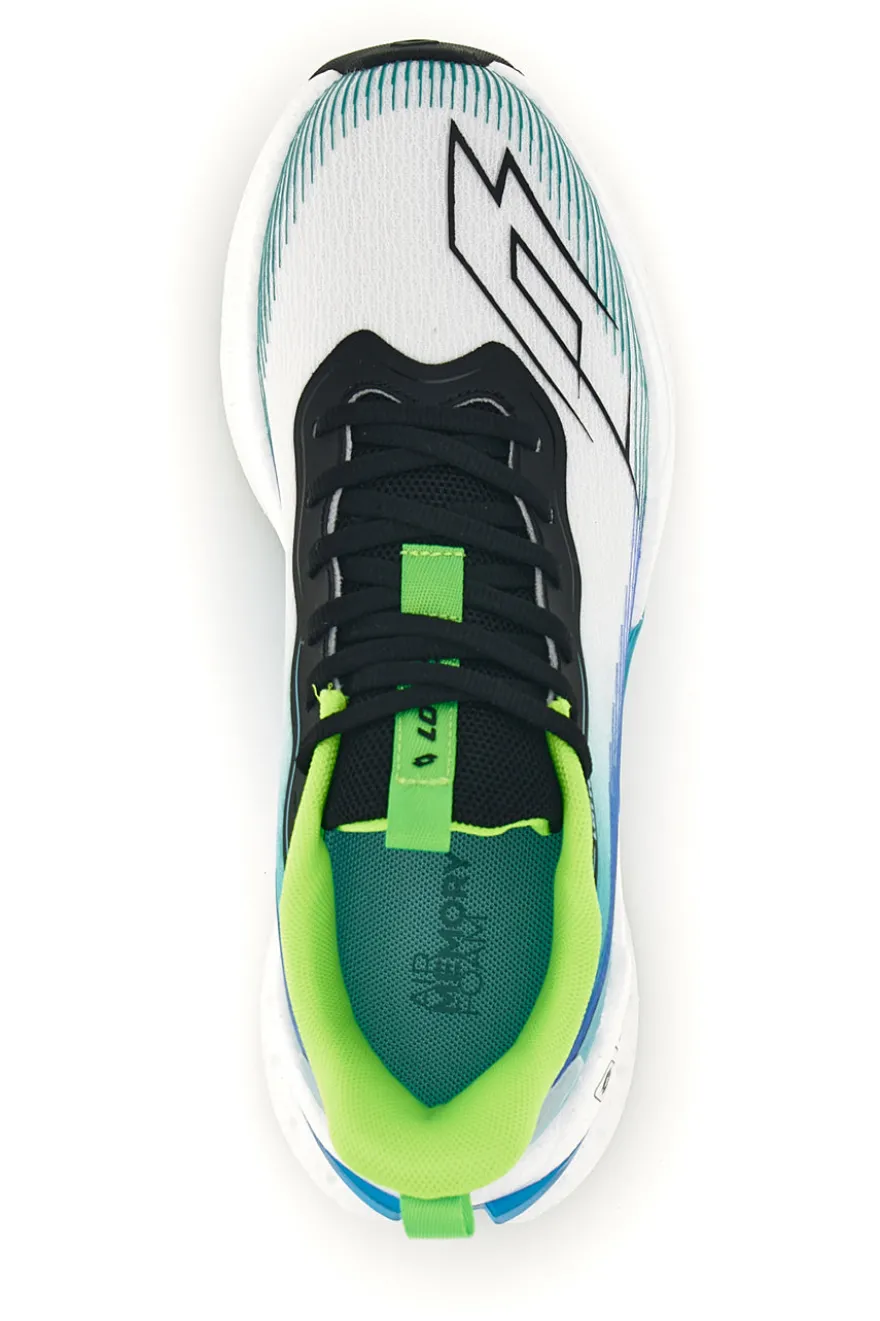 Weiß blau atmungsaktive Memory Foam Sportschuhe Lotto Speedride 500