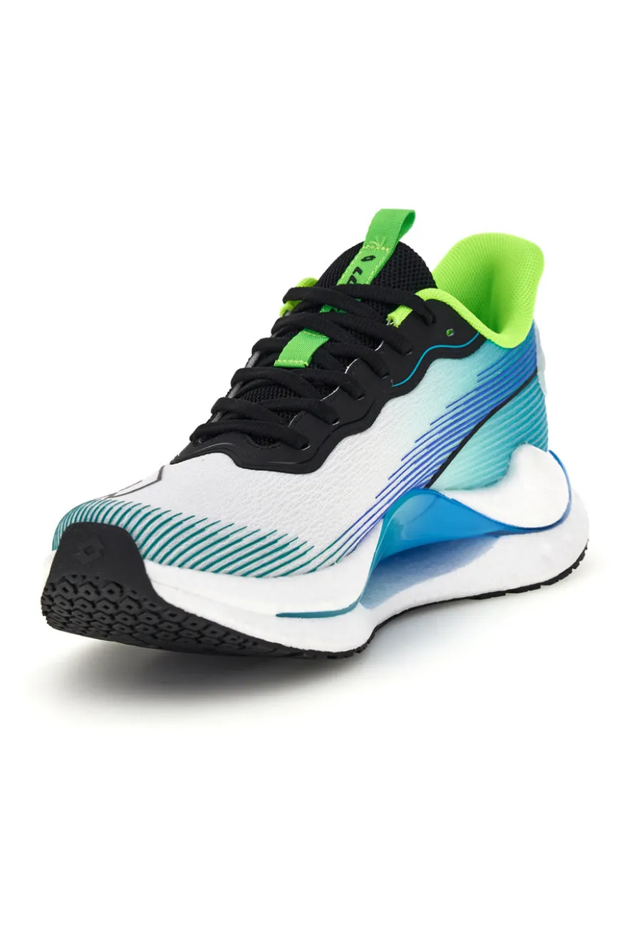 Weiß blau atmungsaktive Memory Foam Sportschuhe Lotto Speedride 500