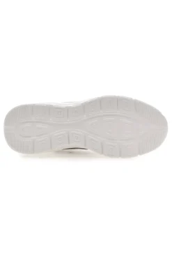 Weiß graue Damen Turnschuhe mit Mesh-Einsätzen Pittarello 8W24859