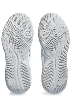 Weiß und Silber Tennisschuhe Asics Gel-Dedicate 8