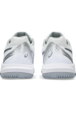 Weiß und Silber Tennisschuhe Asics Gel-Dedicate 8