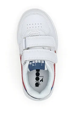 Weiße Erste-Schritte-Schuhe Diadora Raptor Low TD