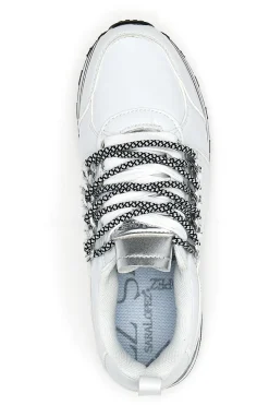 Weiße Flatform-Sneaker von Sara Lopez