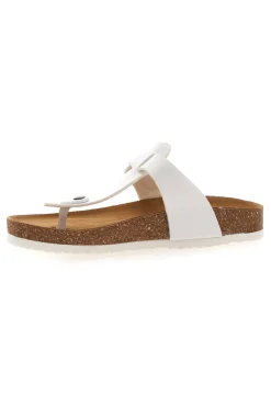 Weiße Hausschuhe Flip Flops mit vorgeformter Innensohle Superga S31C370