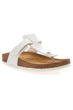 Weiße Hausschuhe Flip Flops mit vorgeformter Innensohle Superga S31C370