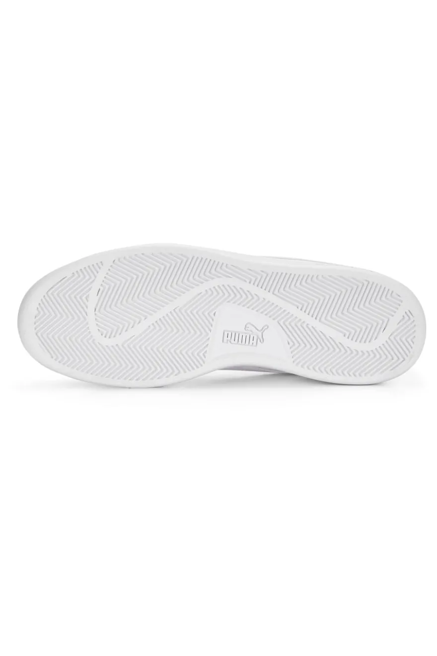 Weiße Komfort-Sneakers aus Leder Puma Smash 3.0 L