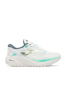 Weiße Laufschuhe mit atmungsaktiven Einlagen in Petrol Joma Speed 2602