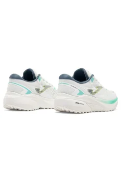 Weiße Laufschuhe mit atmungsaktiven Einlagen in Petrol Joma Speed 2602