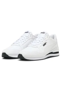 Weiße Ledersneakers Puma ST Runner v4 L