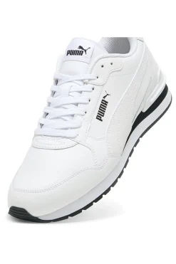 Weiße Ledersneakers Puma ST Runner v4 L