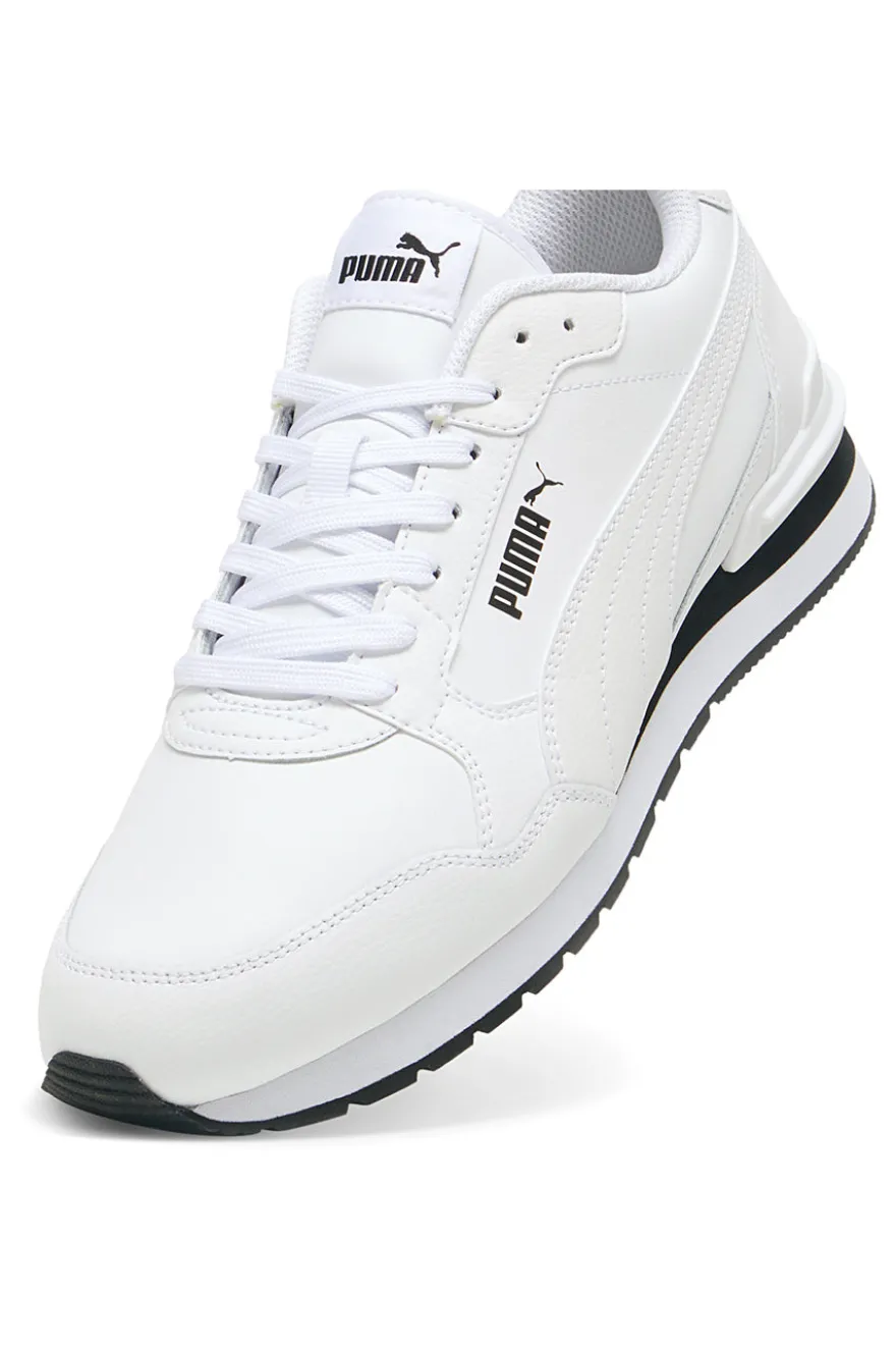 Weiße Ledersneakers Puma ST Runner v4 L