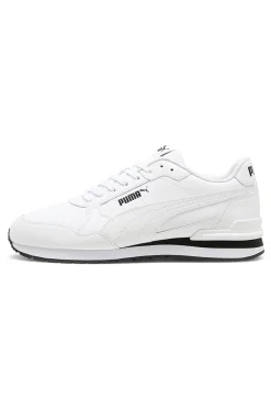 Weiße Ledersneakers Puma ST Runner v4 L