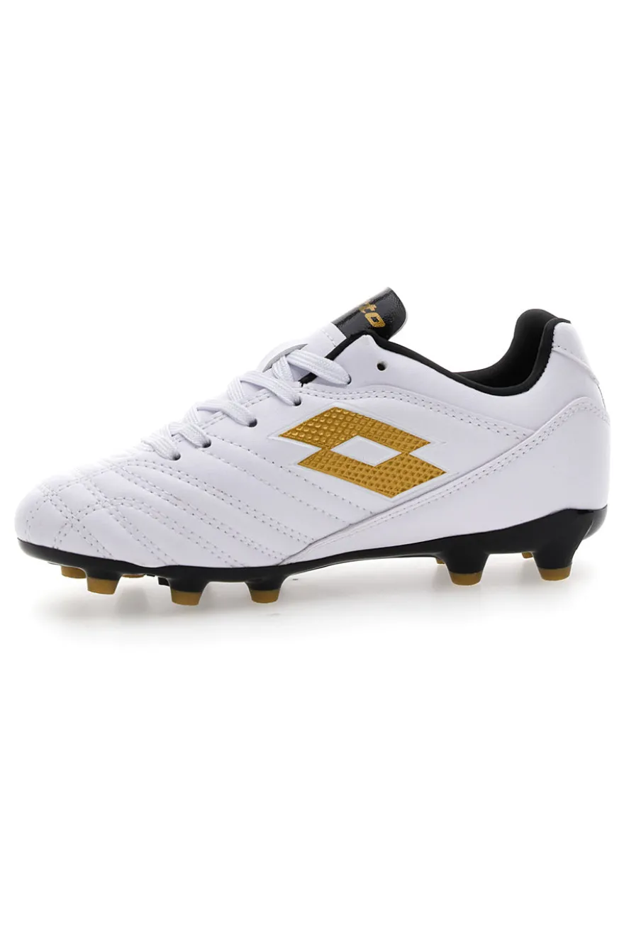 Weiße Lotto Stadio 705 Fg Jr. Fußballschuhe