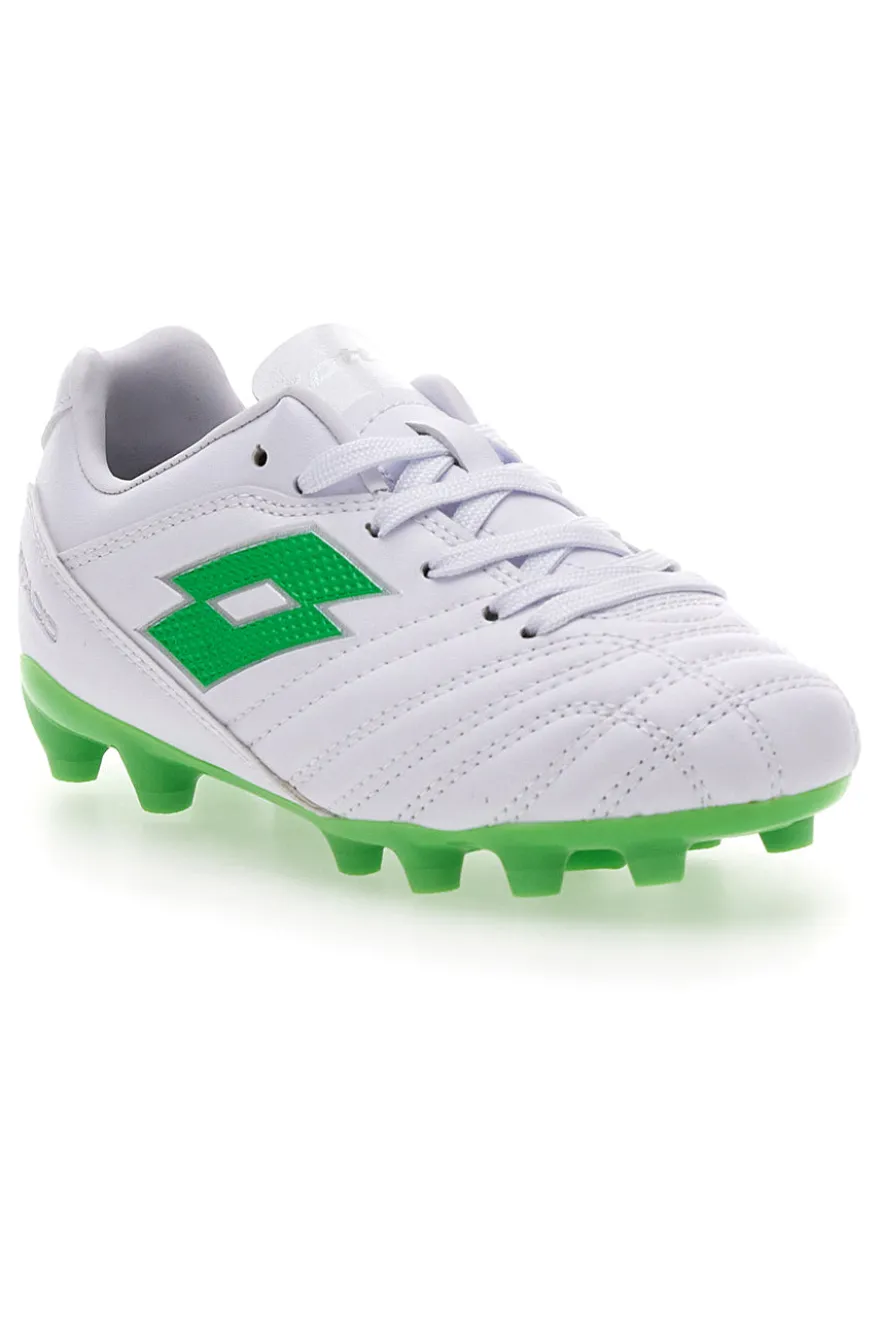 Weiße Lotto Stadio 705 Fg Jr. Fußballschuhe