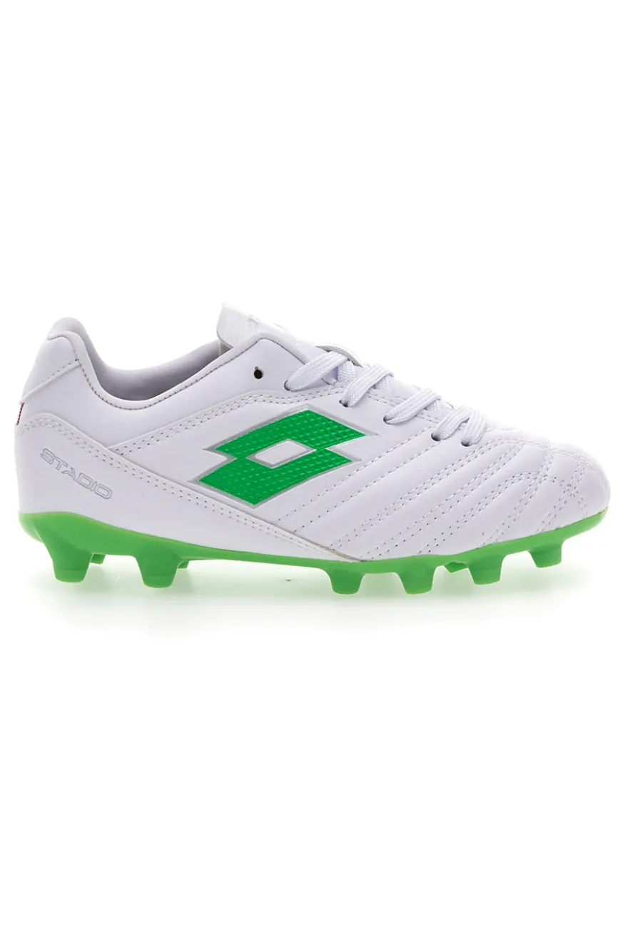 Weiße Lotto Stadio 705 Fg Jr. Fußballschuhe