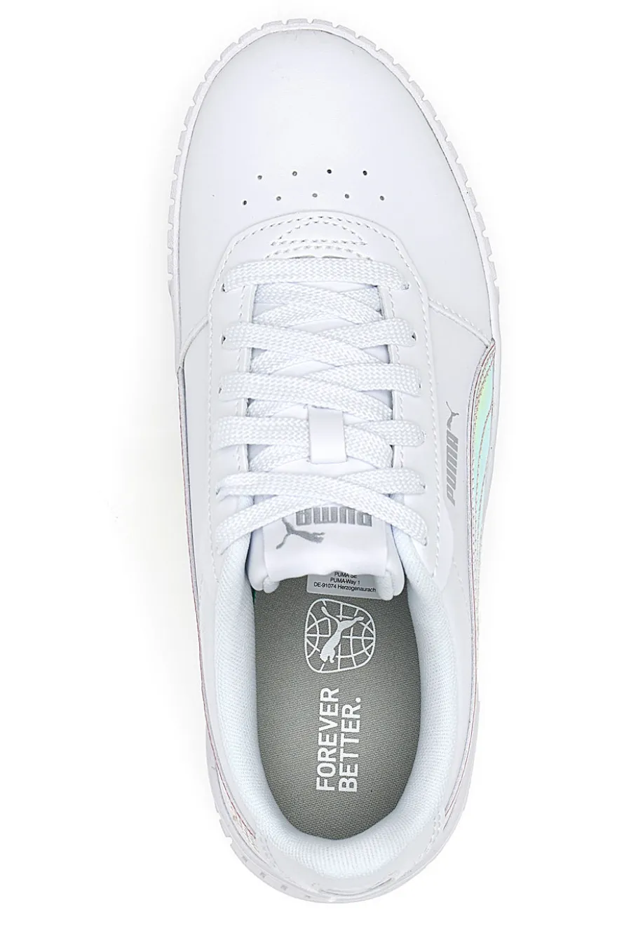 Weiße Puma Carina 2.0 Holo-Sneaker