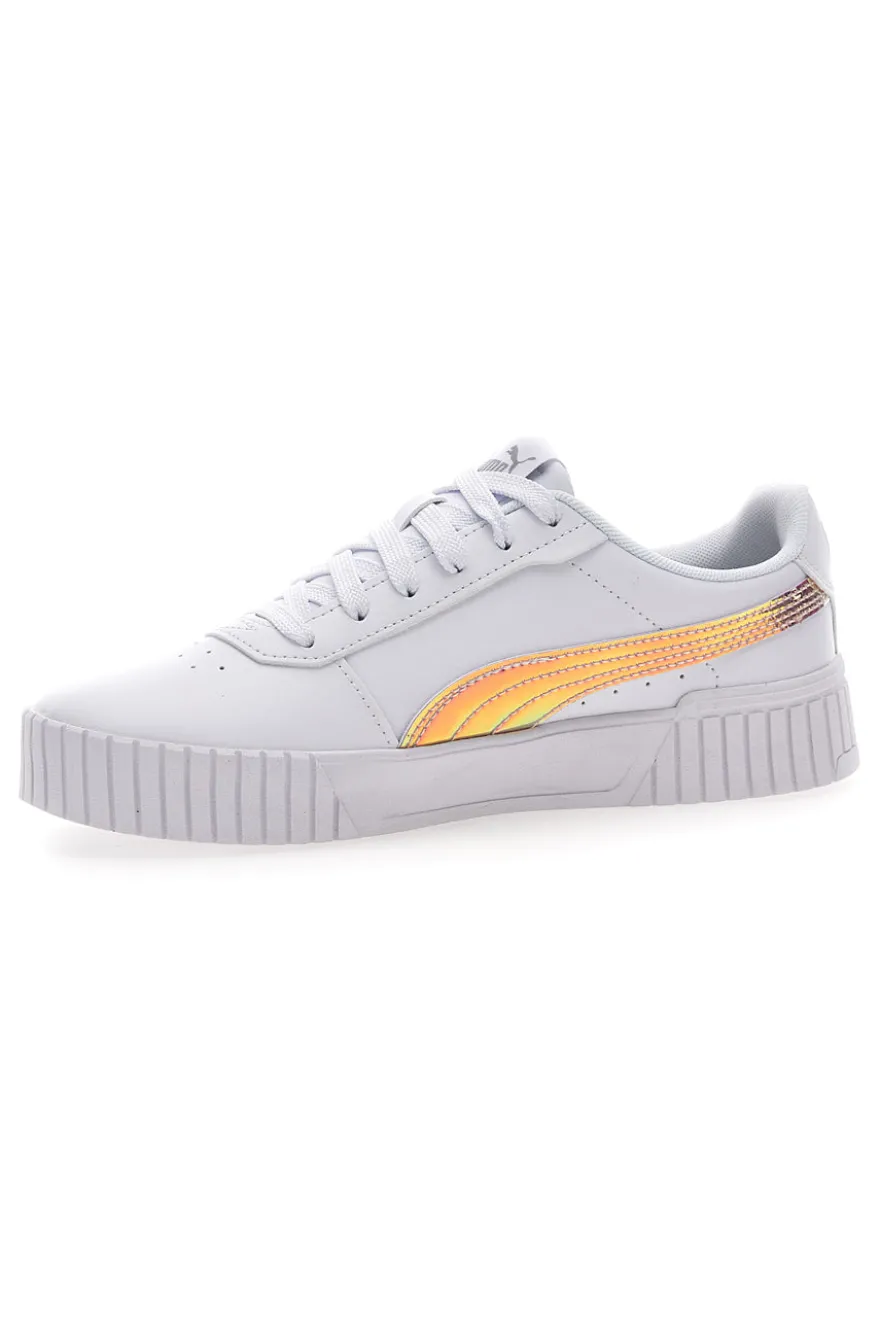 Weiße Puma Carina 2.0 Holo-Sneaker