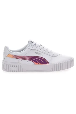 Weiße Puma Carina 2.0 Holo-Sneaker