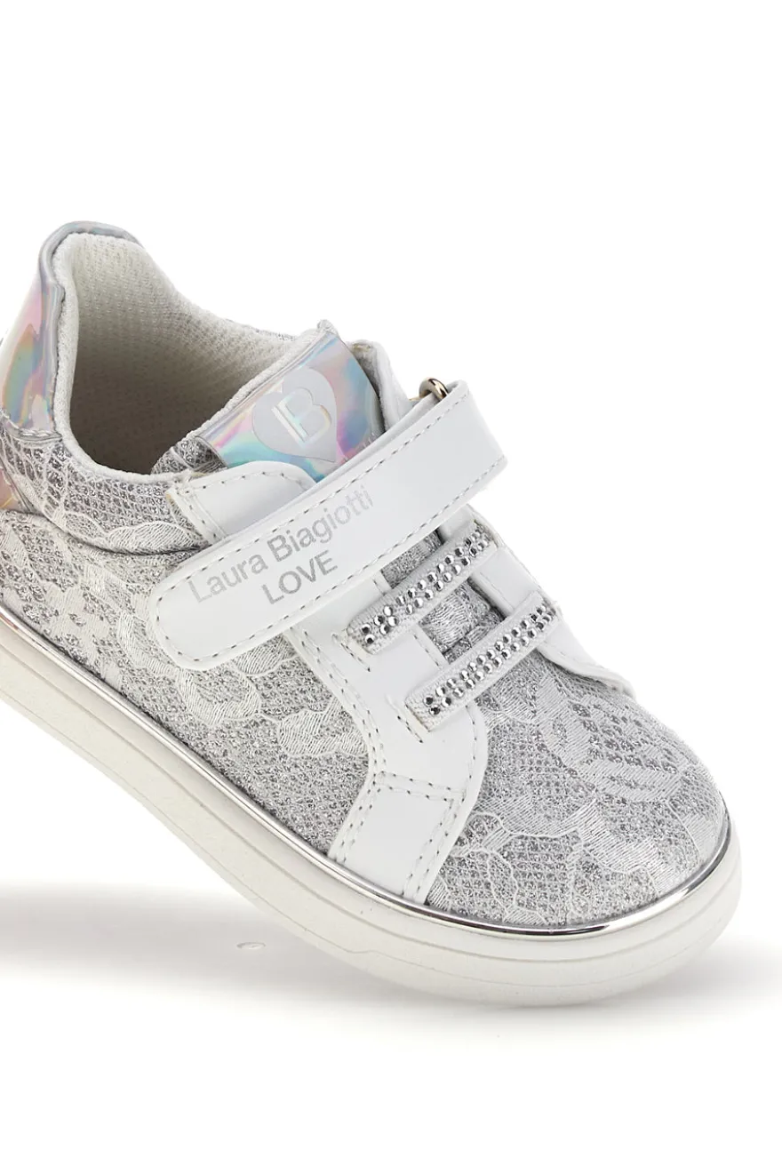Weiße Riemchenschuhe Laura Biagiotti AG1713216297
