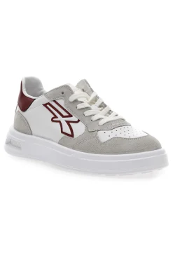 Weiße rutschfeste Sneakers mit Schnürsenkeln U-Power Venom 20039