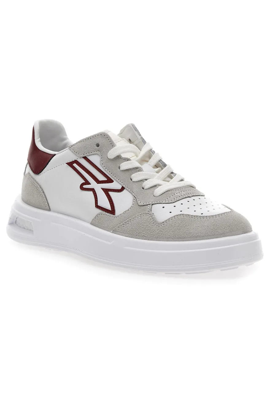 Weiße rutschfeste Sneakers mit Schnürsenkeln U-Power Venom 20039