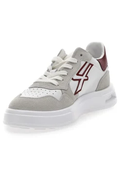 Weiße rutschfeste Sneakers mit Schnürsenkeln U-Power Venom 20039