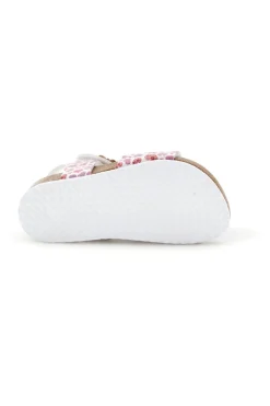 Weiße Sandalen mit Herzchen Print Pitt kids 14609