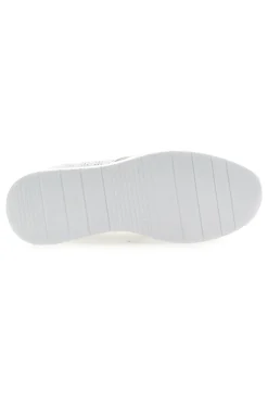 Weiße Schnürschuhe mit seitlichem Reißverschluss MIO TEMPO H216361