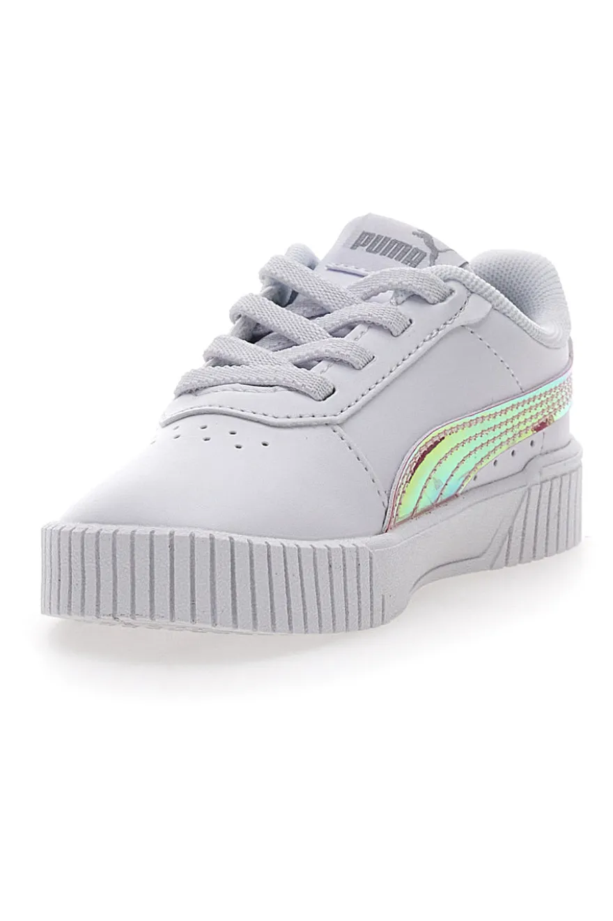 Weiße Schuhe für erste Schritte Puma 2.0 Holo AC INF