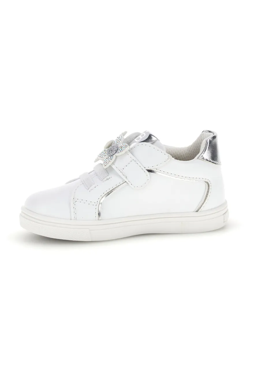 Weiße Schuhe mit Blumen und Riemen Laura Biagiotti AG1785116892